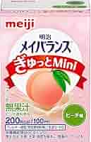 Amazon.co.jp: メイバランス ぎゅっとミニ ピーチ味 100ml×24本